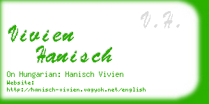 vivien hanisch business card